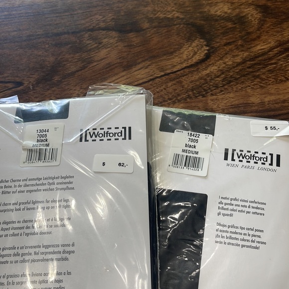 2ps medium tights. Brand new. Beautiful both black wolford tights - Picture 4 of 6